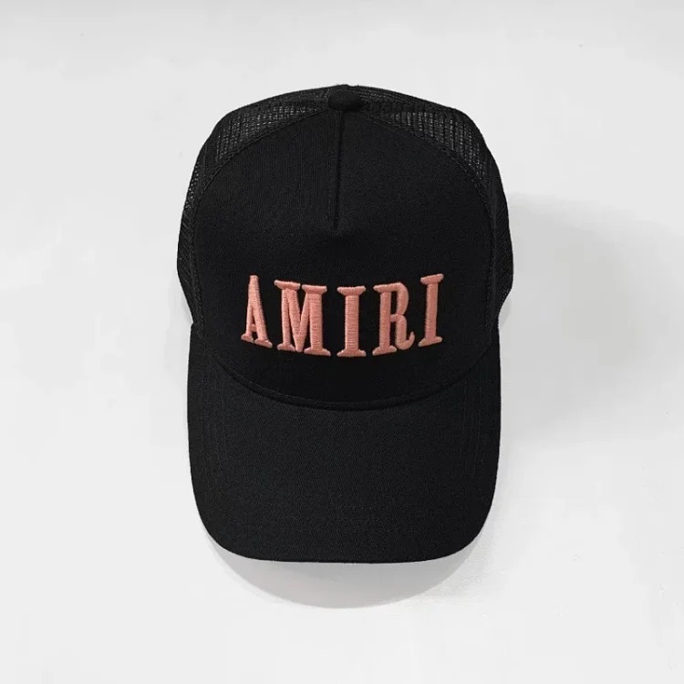 2025 American cross-border AMIR hat baseball cap embroidered distressed high visor peaked cap one piece wholesale