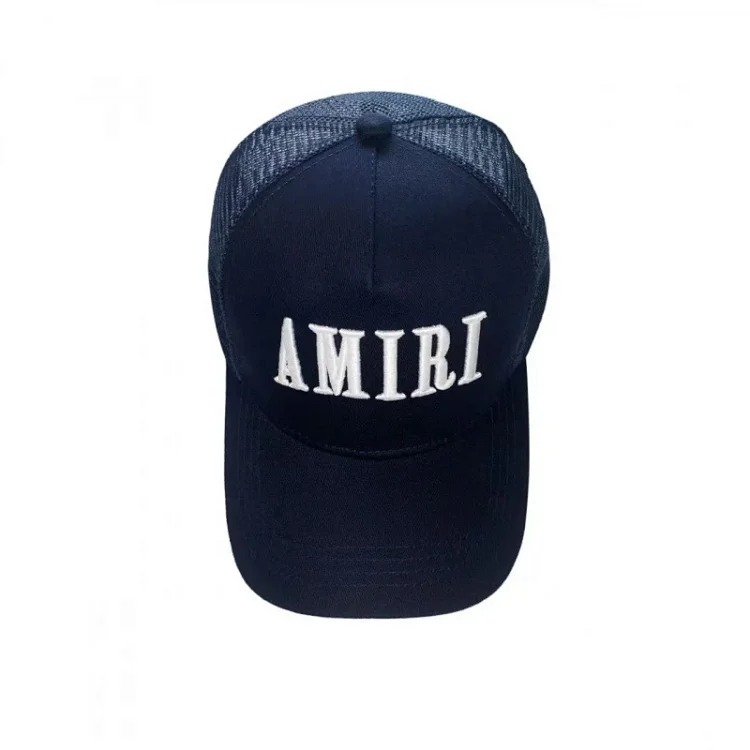 2025 American cross-border AMIR hat baseball cap embroidered distressed high visor peaked cap one piece wholesale