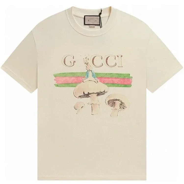 Cross-border 25SS new interesting Peter Rabbit series printed short-sleeved T-shirts for couples, versatile