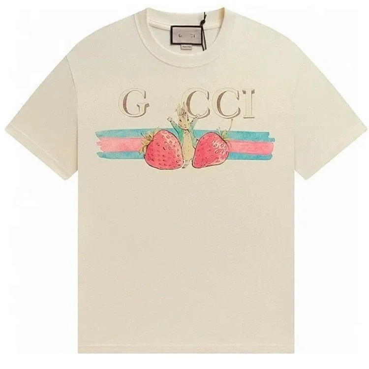 Cross-border 25SS new interesting Peter Rabbit series printed short-sleeved T-shirts for couples, versatile