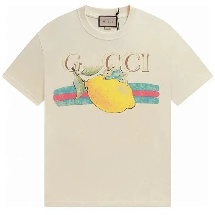 Cross-border 25SS new interesting Peter Rabbit series printed short-sleeved T-shirts for couples, versatile