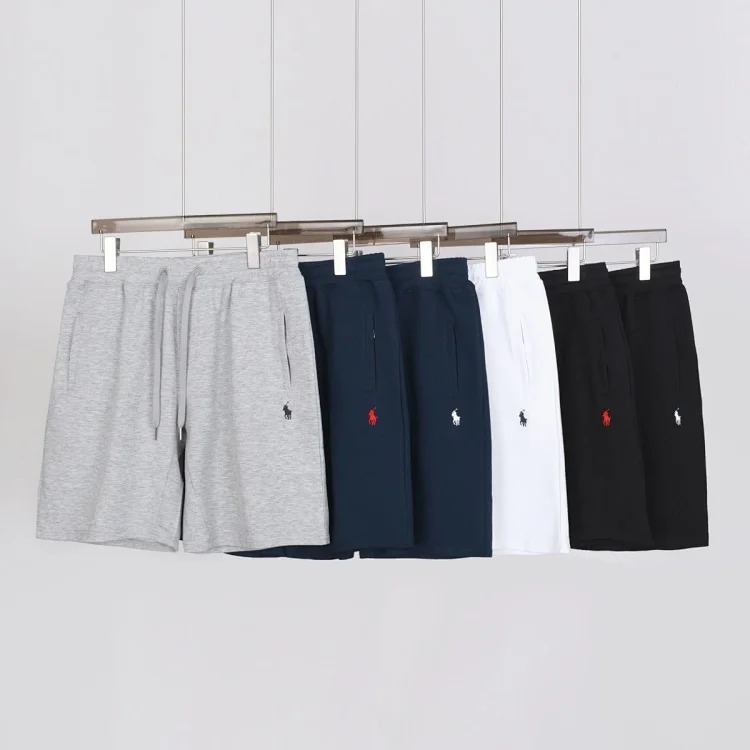 Embroidered logo pure cotton summer loose breathable casual sports shorts