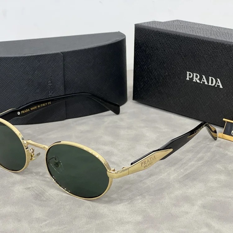 Sunglasses metal retro oval sunglasses