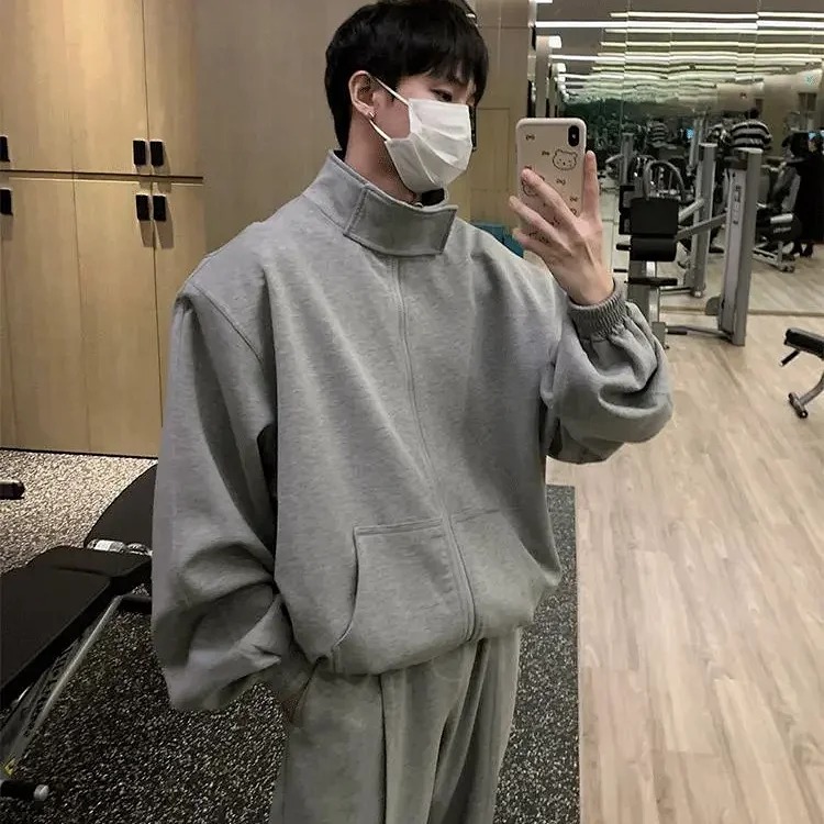 Trendy brand sports suit for men spring and autumn 2023 new style