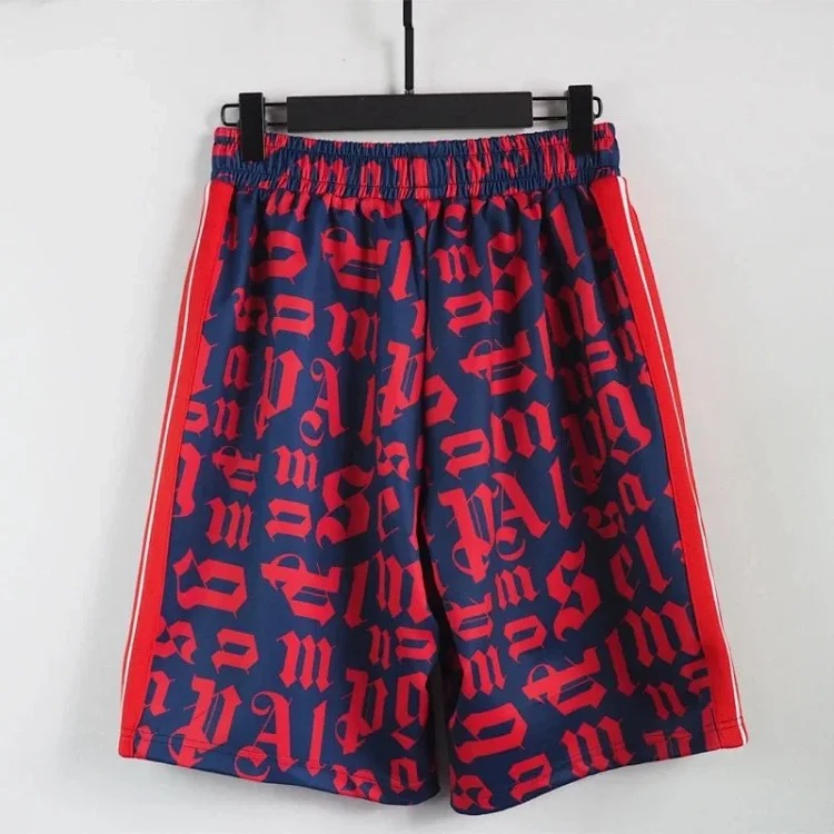 Trendy brand Angel classic black and white striped student casual shorts sports breathable straight shorts