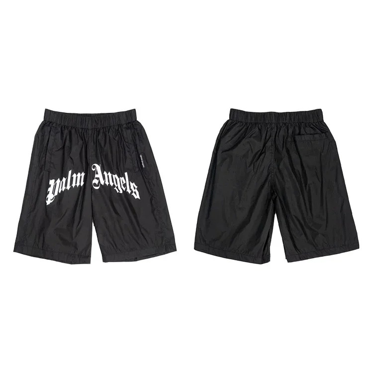 Trendy brand Angel classic black and white striped student casual shorts sports breathable straight shorts