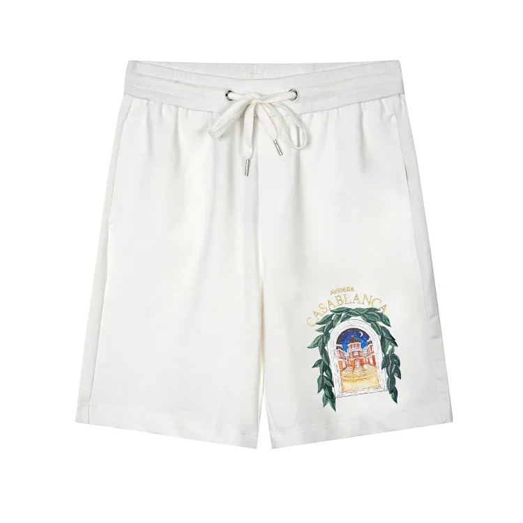 Trendy brand Angel classic black and white striped student casual shorts sports breathable straight shorts