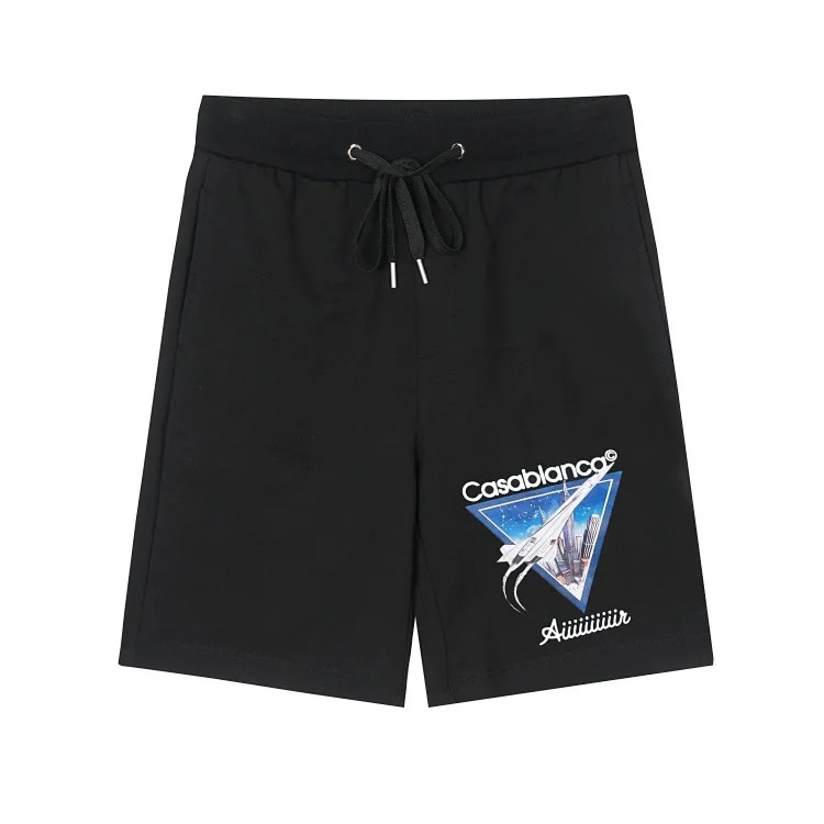 Trendy brand Angel classic black and white striped student casual shorts sports breathable straight shorts