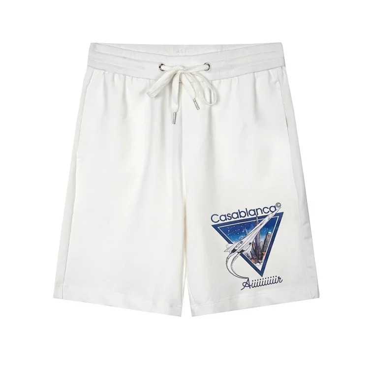 Trendy brand Angel classic black and white striped student casual shorts sports breathable straight shorts