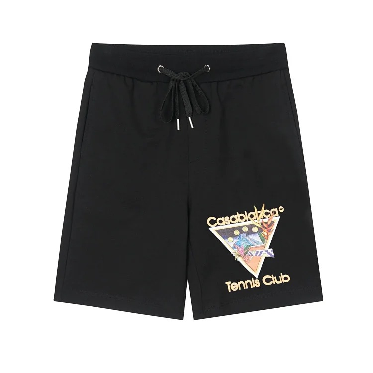 Trendy brand Angel classic black and white striped student casual shorts sports breathable straight shorts