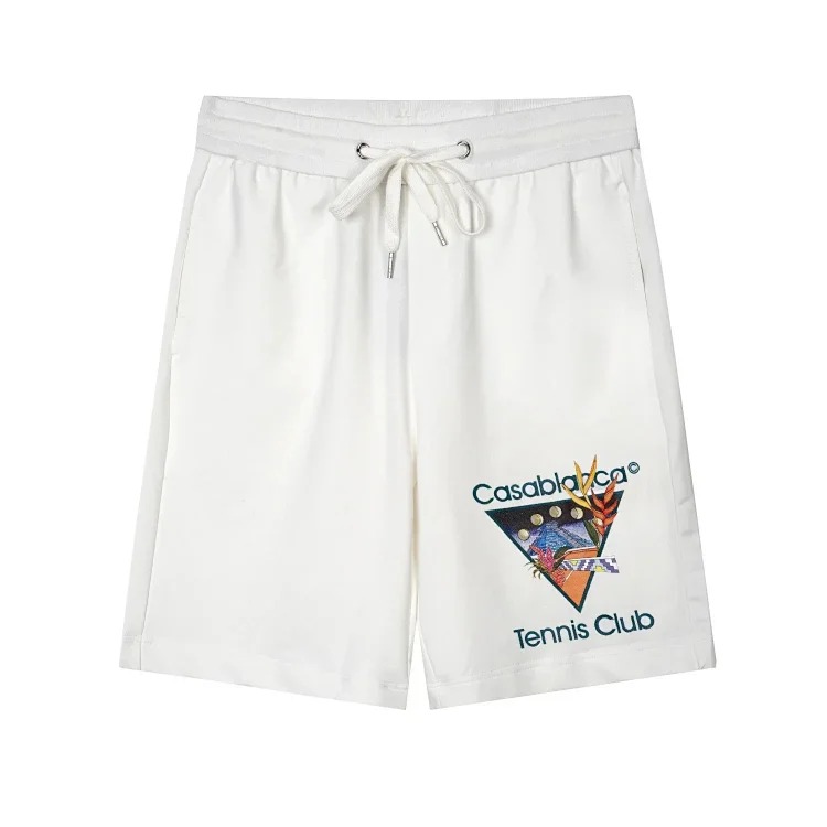 Trendy brand Angel classic black and white striped student casual shorts sports breathable straight shorts