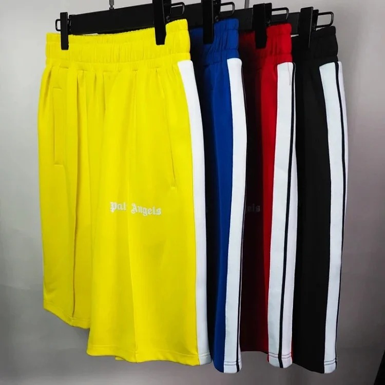 Trendy brand Angel classic black and white striped student casual shorts sports breathable straight shorts