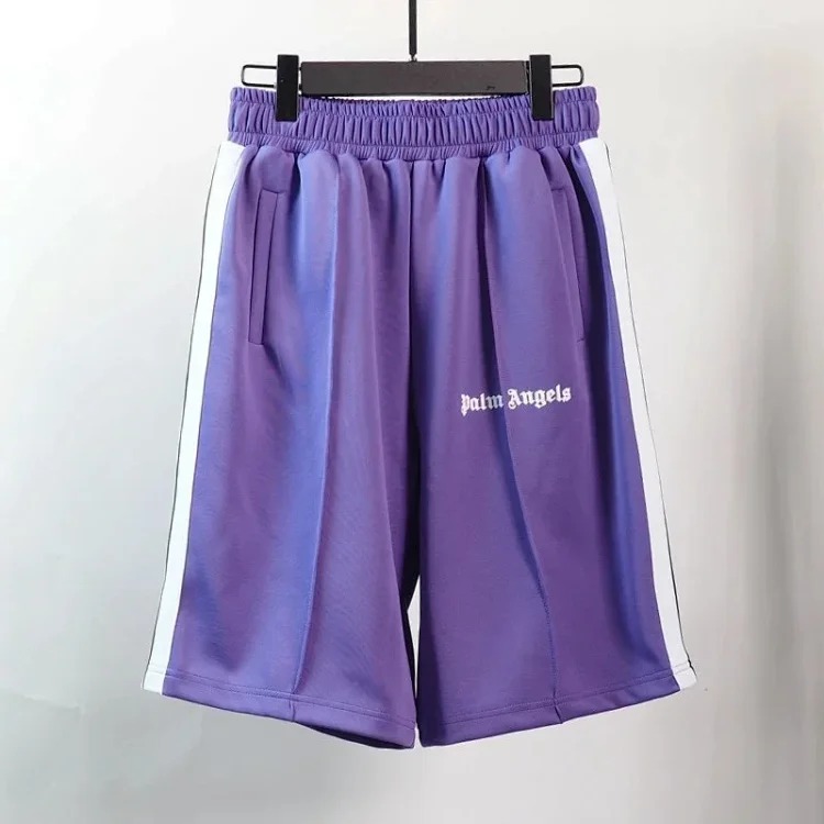 Trendy brand Angel classic black and white striped student casual shorts sports breathable straight shorts