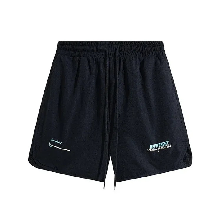 Cross-border supply American niche REPRESENT casual shirt short-sleeved loose shorts trendy brand suit for men