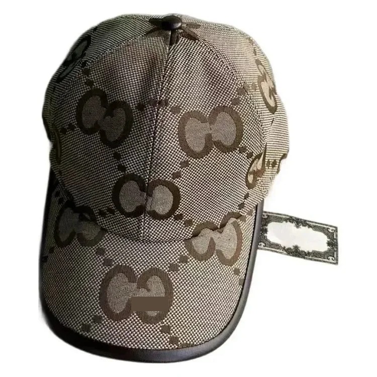 Gucci Peaked cap spring and summer ins Korean style trendy baseball cap double G pattern fashionable casual hat for men and women new versatile