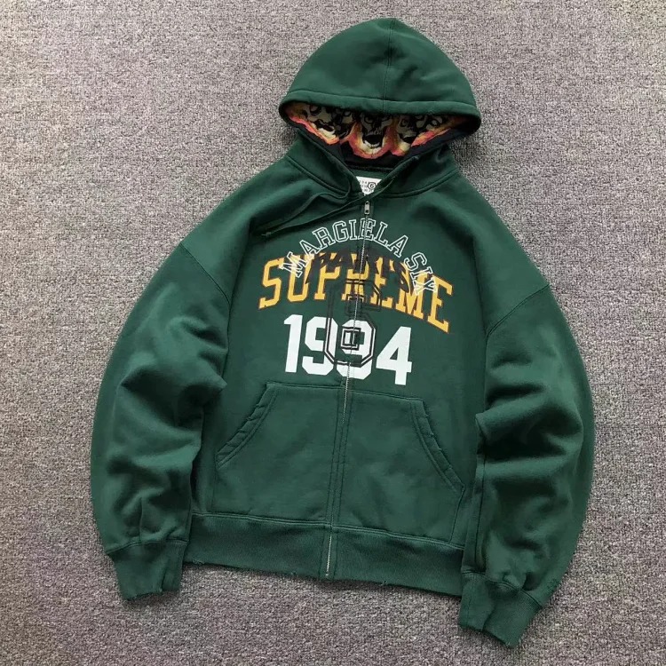 25 cashew flower sweatshirt hoodie plus velvet full range hooded sweatshirt 1994
