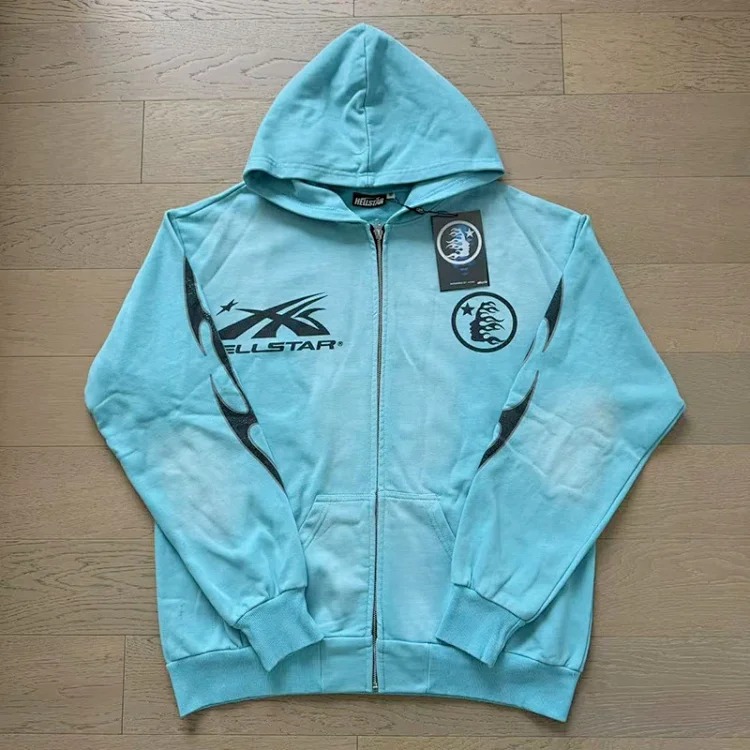 Washed and distressed hoodies for men and women, teenagers, foreign trade couples' sweatshirts