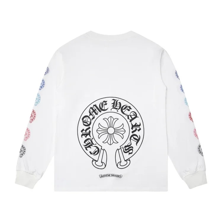 Chrome Hearts CH crotch horse hoof cross Sanskrit embroidery casual and loose