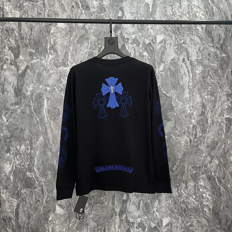 Chrome Hearts CH crotch horse hoof cross Sanskrit embroidery casual and loose