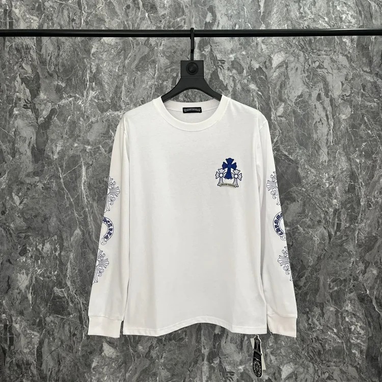 Chrome Hearts CH crotch horse hoof cross Sanskrit embroidery casual and loose