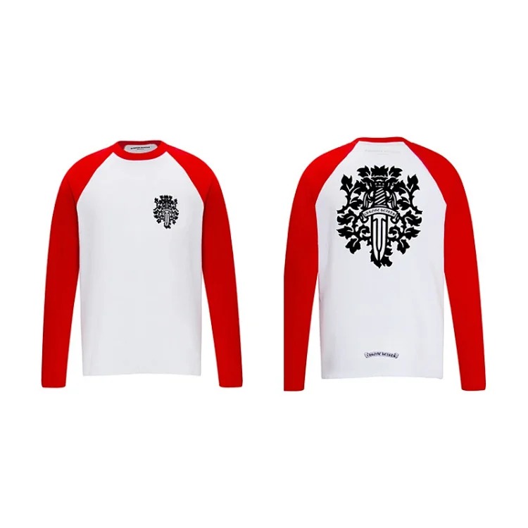 Chrome Hearts CH crotch horse hoof cross Sanskrit embroidery casual and loose
