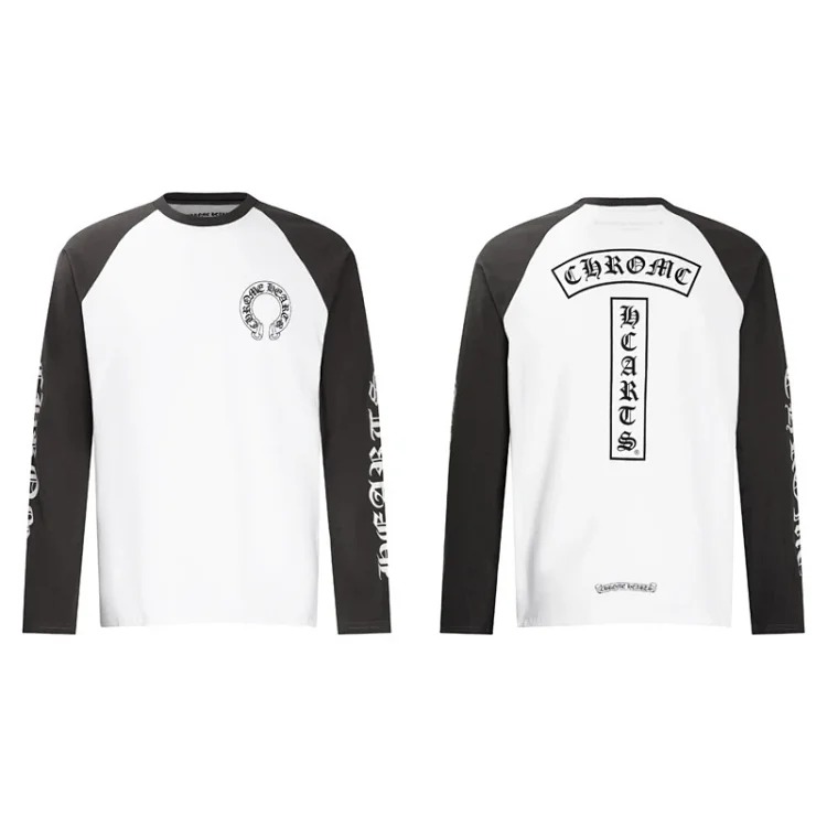 Chrome Hearts CH crotch horse hoof cross Sanskrit embroidery casual and loose