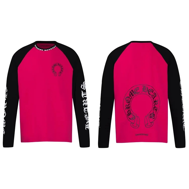 Chrome Hearts CH crotch horse hoof cross Sanskrit embroidery casual and loose
