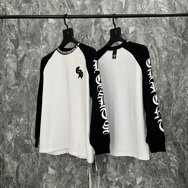 Chrome Hearts CH crotch horse hoof cross Sanskrit embroidery casual and loose