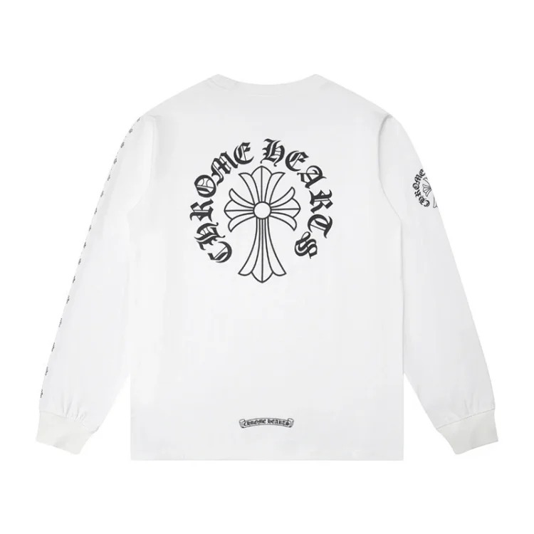Chrome Hearts CH crotch horse hoof cross Sanskrit embroidery casual and loose