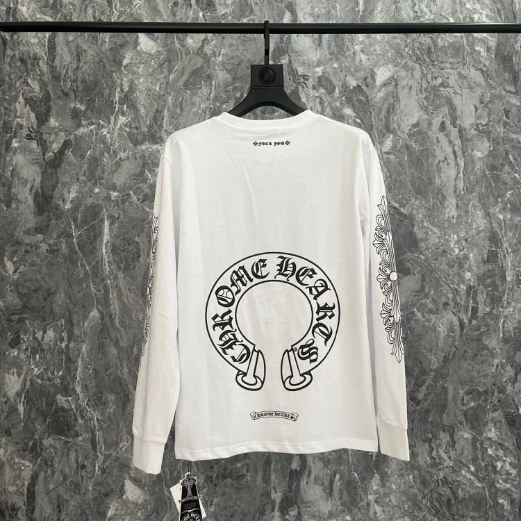 Chrome Hearts CH crotch horse hoof cross Sanskrit embroidery casual and loose
