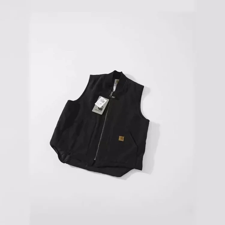 Heavy-duty washed thick quilted cotton vest rhombus thin cotton casual and simple