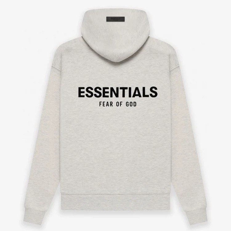 FEAR OF GOD FOG ESSENTIALS high street flocked printed hoodie sweatshirt