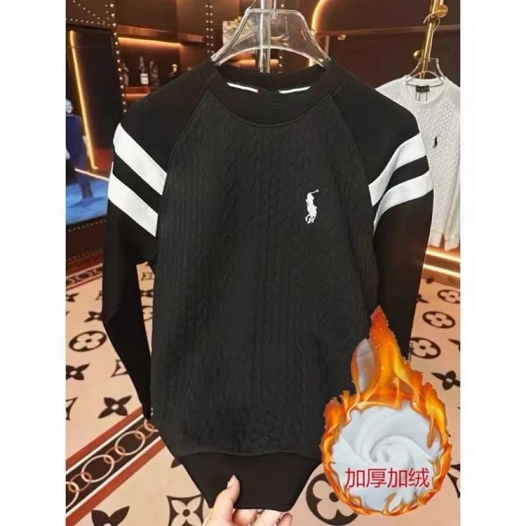 Ralph Lauren long sleeve unisex fleece thermal sweatshirt base layer
