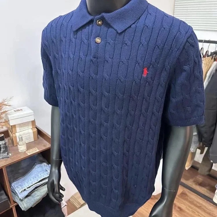 Ralph Lauren light luxury short-sleeved T-shirt men's sweater Paul polo Ralph top half-sleeved pony short-sleeved