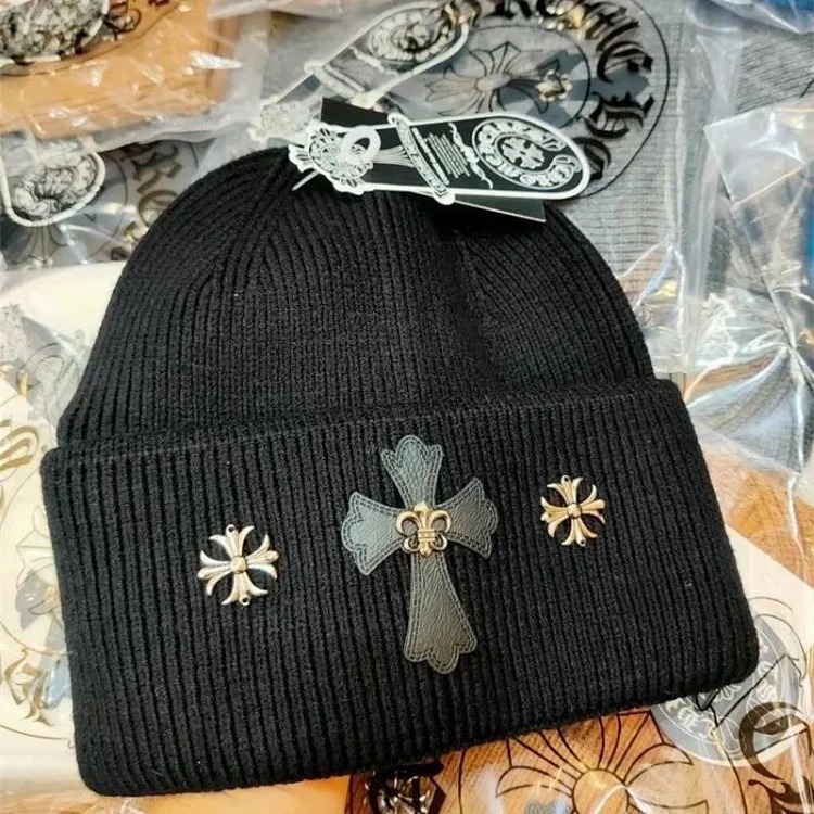 Crow Heart Hat Knitted Wool Hat Wool Hat Same Style for Men and Women as Couple Style
