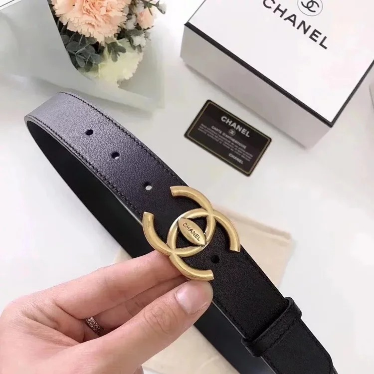 Original counter version comes with packaging leather diamond buckle belt, full leather belt, women's casual versatile trendy trousers belt, men's and women's business casual belt belt, me
