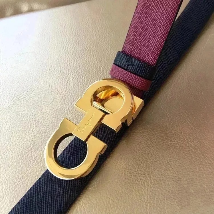 The original counter version comes with packaging, new high-quality Fila belt, women's cowhide belt, double-sided, fashionable and versatile casual belt and trouser belt 2.5 fashionable an