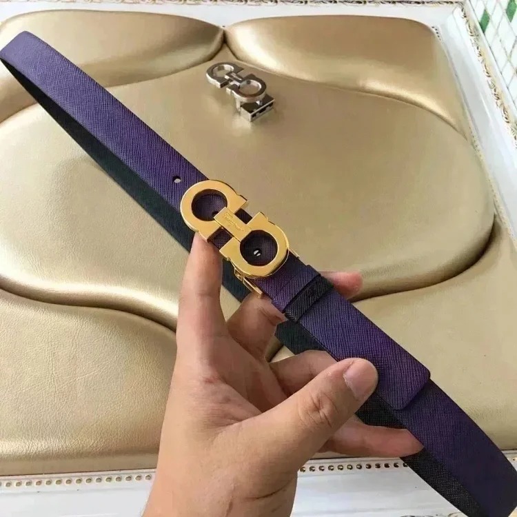 The original counter version comes with packaging, new high-quality Fila belt, women's cowhide belt, double-sided, fashionable and versatile casual belt and trouser belt 2.5 fashionable an