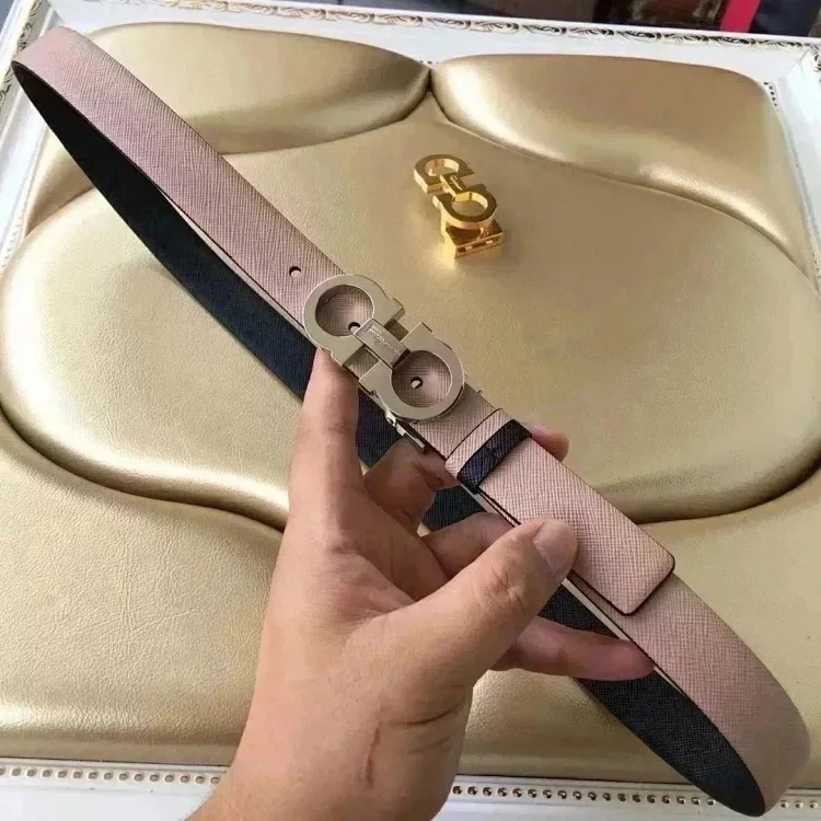 The original counter version comes with packaging, new high-quality Fila belt, women's cowhide belt, double-sided, fashionable and versatile casual belt and trouser belt 2.5 fashionable an