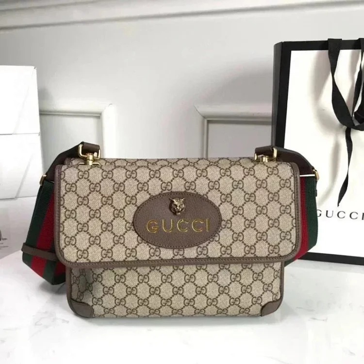 Gucci double layer tiger head bag crossbody bag 495654