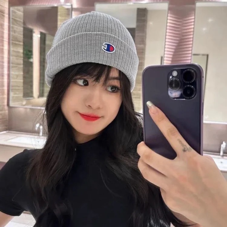 Champion Hat Men's Hat Champion Knitted Wool Hat Champion Cold Hat Women's No Stuck Logistics