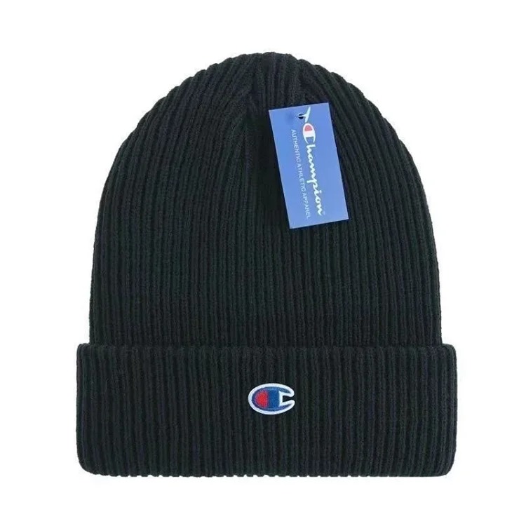 Champion Hat Men's Hat Champion Knitted Wool Hat Champion Cold Hat Women's No Stuck Logistics