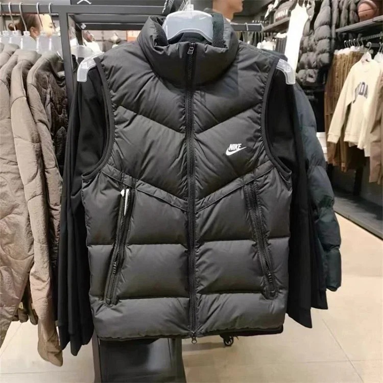 Nike Nike NK down jacket vest new style windproof sleeveless vest for men and women