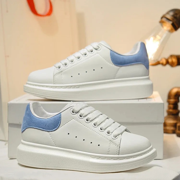 Keri McQueen white shoes ❗️❗️Exclusive to Fuku Kagura Studio❗️❗️Original original standard Guangzhou high version real-shot three-standard complete❗️Ready shipment❗️One to one❗️! Integrity m