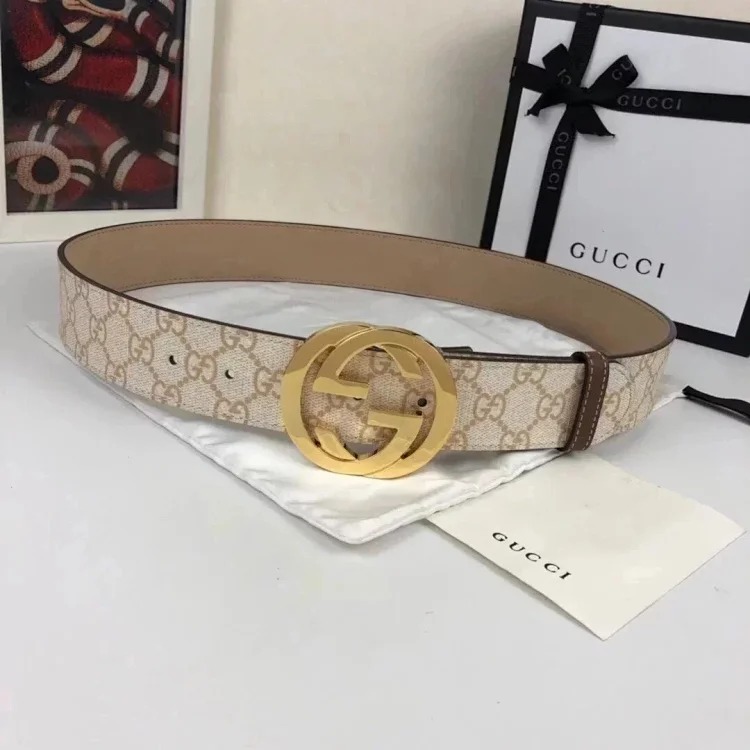 Original single counter version comes with packaged home belt, spring and summer Sa belt, double casual belt for men and women, smooth buckle, screen-printed g-shaped trouser belt, men's a