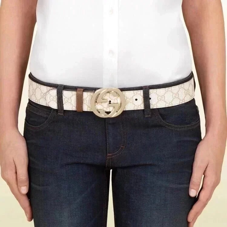 Original single counter version comes with packaged home belt, spring and summer Sa belt, double casual belt for men and women, smooth buckle, screen-printed g-shaped trouser belt, men's a