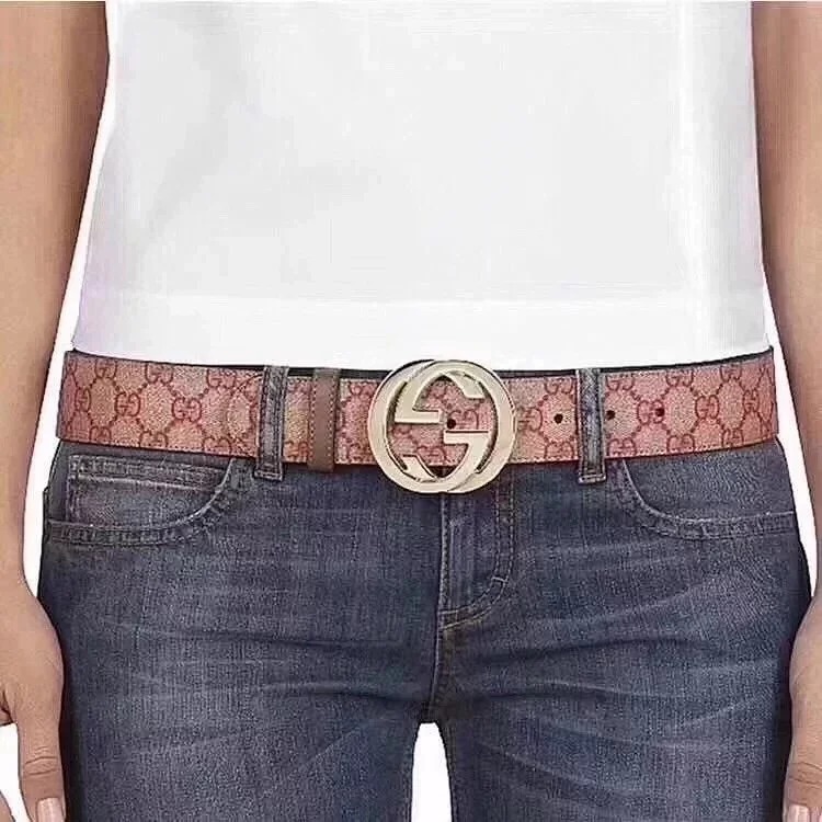 Original single counter version comes with packaged home belt, spring and summer Sa belt, double casual belt for men and women, smooth buckle, screen-printed g-shaped trouser belt, men's a