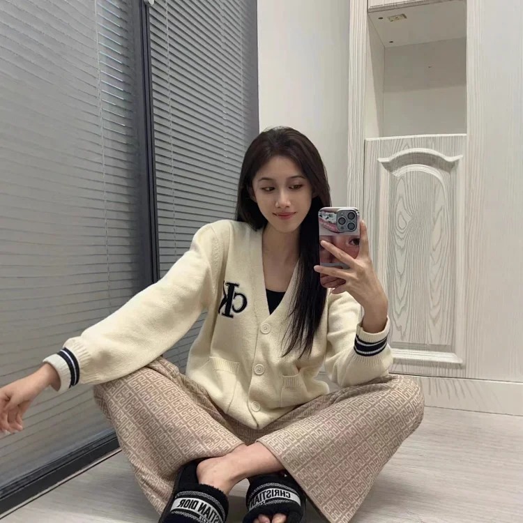 CK cardigan sweater versatile sweater