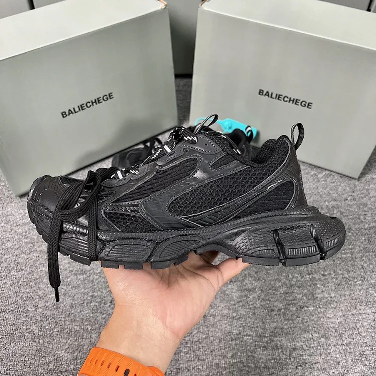 Parisian retro distressed dad shoes
