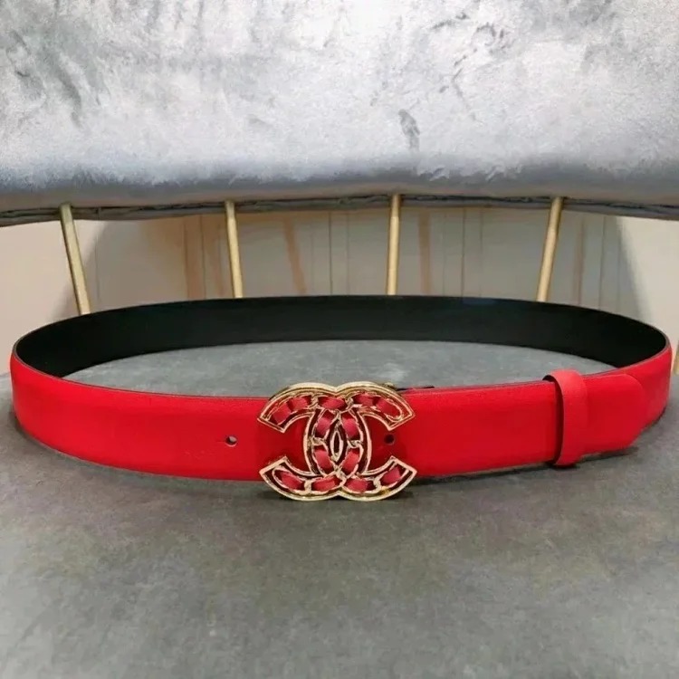 The original counter version comes with packaging [Full set of counter version packaging] Women's first-layer cowhide belts, casual and versatile belts, men's and women's business casual b